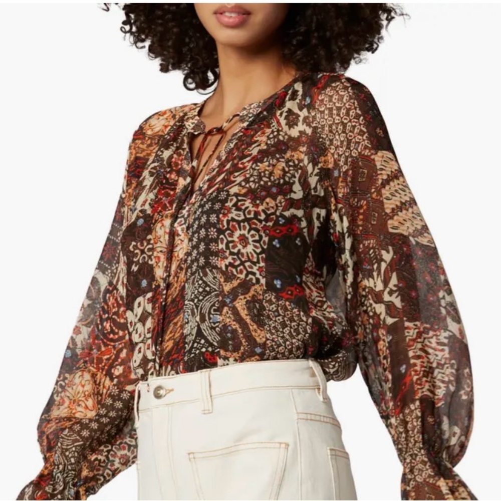 Bohemian Print Blouse - Multicolor